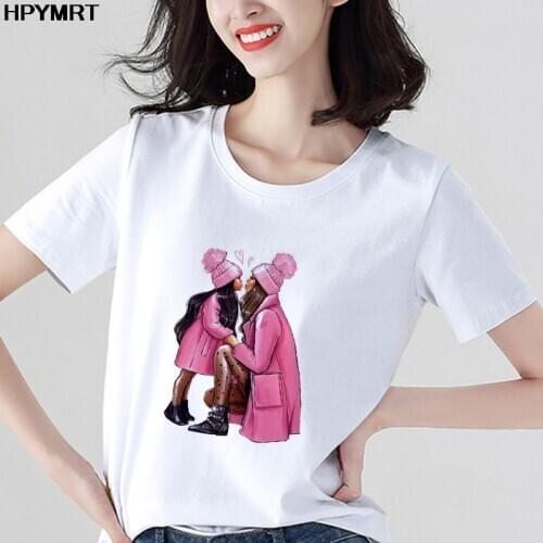 T Shirt Women Plus Size Harajuku Tops Summer Mom and daughter Graphic Tees Women Kawaii T-shirt Female Clothes Drop Shipping