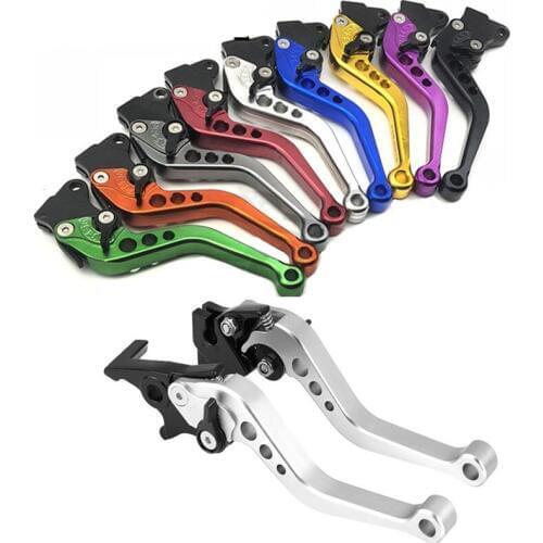 1 Pair GY6 Motorcycle Clutch Brake Levers Electrical Bike CNC Scooter Clutch Handle Levers For Motorbike Modification
