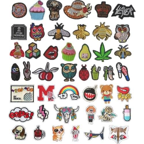 Animal puppy bear patch micro-chapter can be sewn jeans jacket coat embroidery DIY supplies material accessories 1PCS for sale