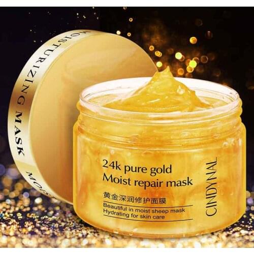 120g Face Cream Collagen Anti-Wrinkle 24K Gold Serum Cream Sleeping Mask Whitening Face Cream Moisturizing Anti-aging TSLM1