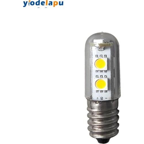 E14 Screw LED Fridge Light Bulb 1W 7pcs 5050 Refrigerator Corn Lamp Bulb AC 220V/110V/60V/48V White/Warm White Replace Halogen