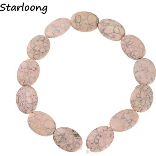 Oval Natural Rough Geode Stone Spot Texture Pink Slice Slab Loose Strand Spacer Beads Chips For Jewelry Making Necklace Bracelet
