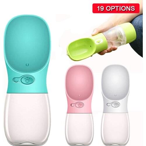 Copetsla Pet Dog Water Bottle Portable Drinking feeder for Dogs Cat Outdoor Travel Leakage-proof Puppy Water Dispenser Bowl