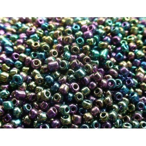 16g 1000pcs 2mm 12/0 AB Black Colorful Opaque Round Loose Spacer Beads Cezch Glass Seed Beads Jewelry Making DIY Garment Bead