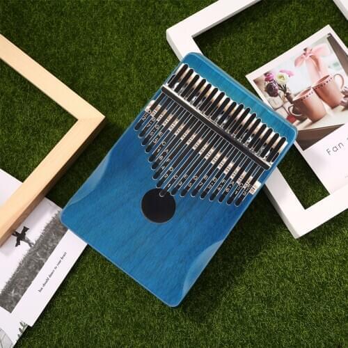 17 Keys Kalimba Musical Instrument Gift Acacia Wood Thumb Finger Piano Mbira Lightweight Portable Music Elements