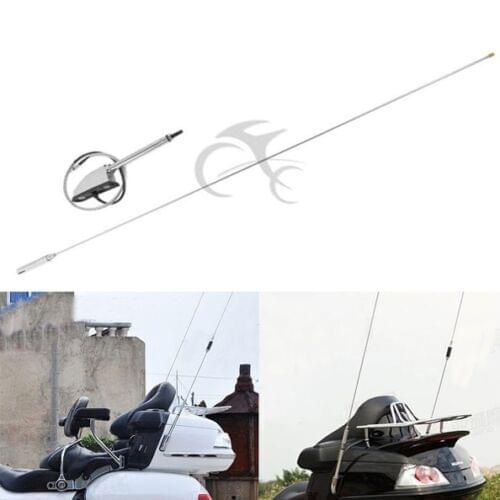 Motorcycle Chrome Antenna Kit For Honda Goldwing GL1800 GL1500 2001-2017 2018-2020 2019