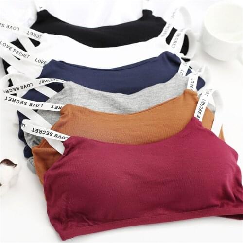 Soft Padded Bralette Fashion Letter Bras For Women Sexy Wireless Bra Love Secret Underwear Female Lingerie Brassiere