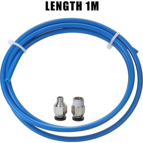 New Arrival 1M PTFE Tube Tubing w/PC4-M6 & PC4-M10 Connector Suitable for Bowden Extruder High Quality 3D Printer Accessories