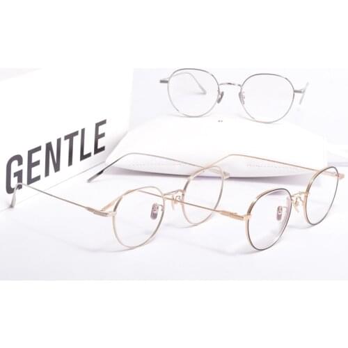 GM 2021 new style metal Round Prescription Eyeglasses Frame GENTLE YONA Optical glasses Frames Men Women Reading glasses