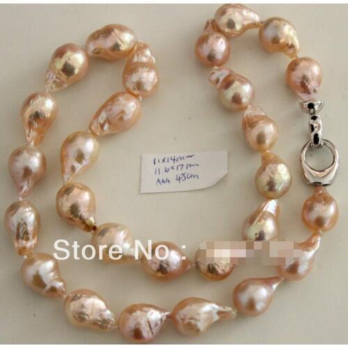 Free shipping > AAA 17MM BEAUTIFUL JAPANESE KASUMI PEARL NECKLACE 46CM