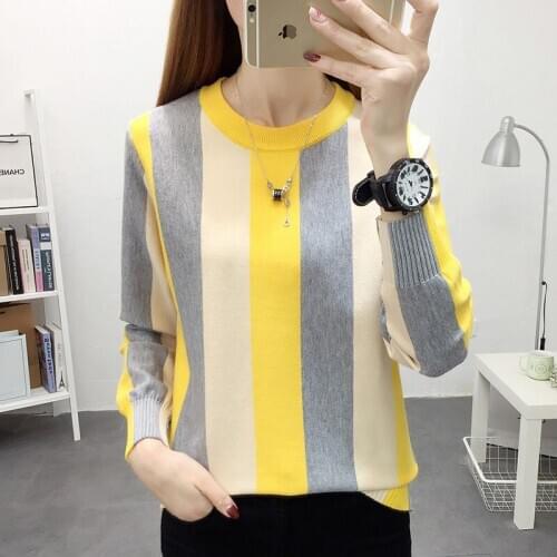 Large Size Dress Sweater Autumn and Winter Thin Sweater Loose Slimming Bottoming Shirt Top