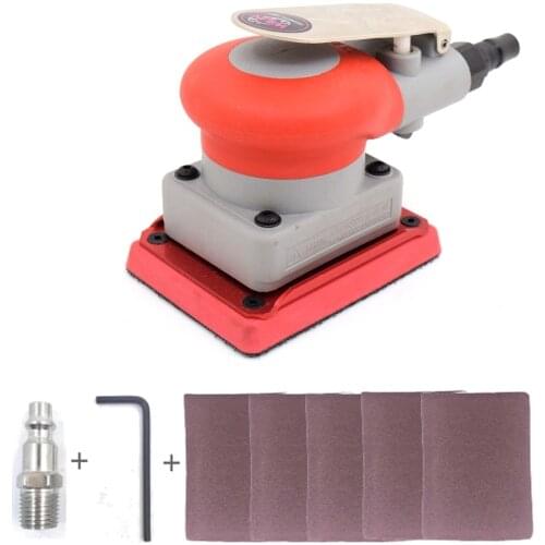 Pneumatic sander pneumatic tools square rail pneumatic polishing machine square pad 75 * 100mm 3" 4" surface grinder
