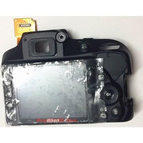 Second-hand For Nikon D3400 Rear shell Case Back Cover Frame with LCD Screen Button Flex Cable 98% NEW Original