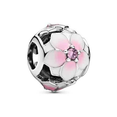 Genuine S925 Sterling Silver Baby Carriage Beaded Crown Micro-Standard Diy Amulet Suitable For Original Bracelet Jewelry