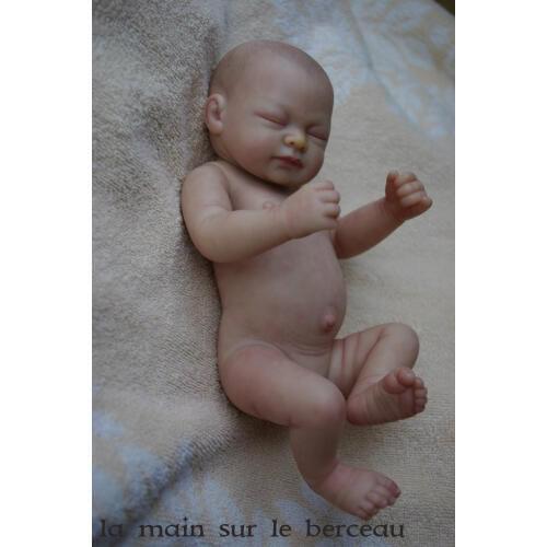 NPK high quality full silicone body mini 11inch doll blank reborn doll DIY toys