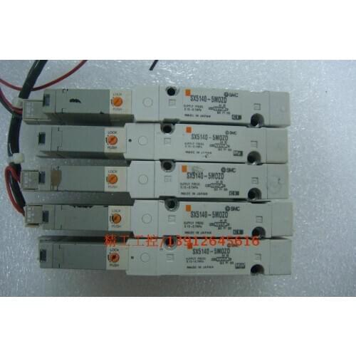 [SA] SMC original five position two solenoid valve DC24V SX5140-5MOZD spot physical map --2PCS/LOT