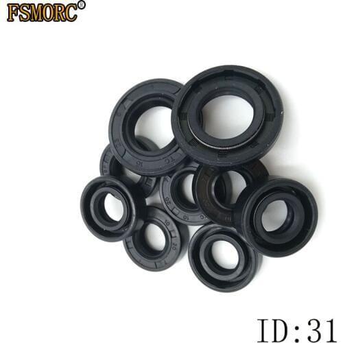 NBR Shaft Oil Seal TC-31*39*40*41*42*43*44*45*46*47*48*49*50*51*52*57*4/6/7/8/9/10 Nitrile Covered Double Lip With Garter Spring