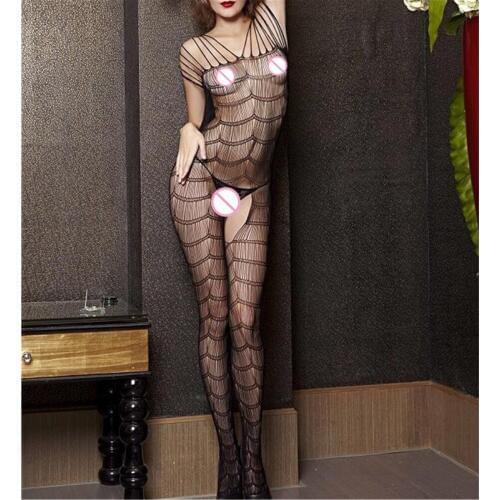 Sexy Lingerie Sexy Bodystockings Sexy Costumes Bodystocking Erotic Underwear Intimates Plus Size Open Crotch Women Teddies