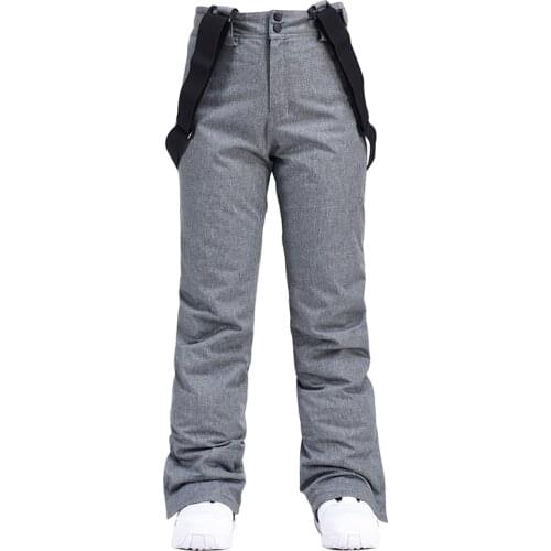 New Outdoor -35 Degree Snow Pants Plus Size Elastic Waist Men Trousers Winter Skating Pants Skiing Outdoor Ski Pants for Women