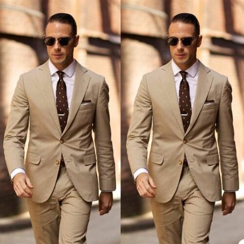 Smart Casual Men Tuxedos Suits Notched Lapel Single Breasted Pocket Blazer Custom Made Business Daily Streetwear Party Prom Coat
