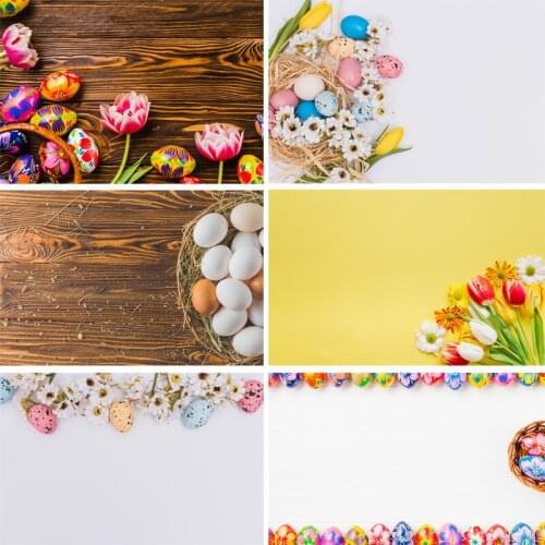 SHENGYONGBAO Vinyl Photography Backdrops Prop scenery+ Flower and Wooden Planks Photography Background 190117SK-006