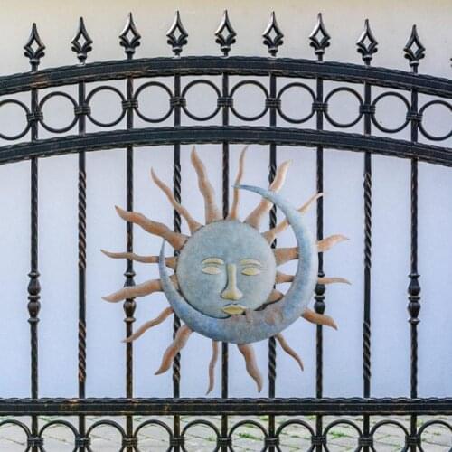 Vintage Style Cute Planets Lover Decals Sun Kiss Moon Pattern Office Party Gifts Wall Hanging Art Painting Living Room Decor