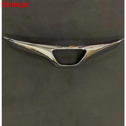 Bbincar Exterior Accessories For Toyota Corolla Sport 2018 2019 Front Head Grille Logo Trademark Trim Molding Styling ABS Chrome