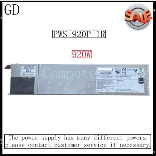 GD High Quality For PWS-920P-1R 920W 1U Redundant Power Supply 80 Plus Platinum 1U Redundant Power Supply For Server PSU