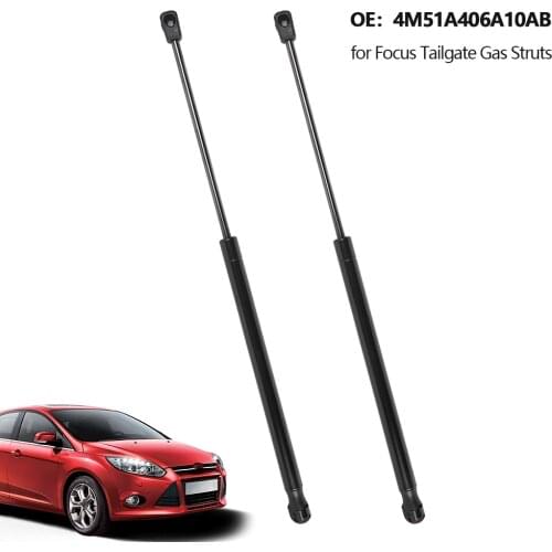 2pcs Air Struts Front Hood Engine Cover Supporting Hydraulic Rod Strut Spring Shock Bars Bracket OE:4M51A406A10AB For Ford Focus