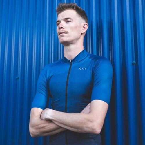 2021 Men Cycling Jersey Endless Summer Short Sleeve MTB Road Bike Movement Coat Breathable Blue Bicycle Shirt Maillot Ciclismo