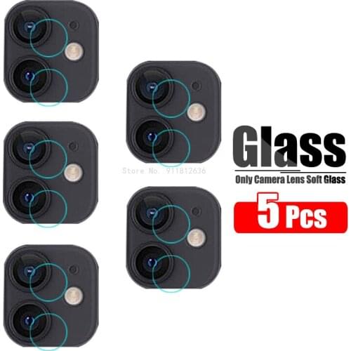 5 Pcs Camera Protective Glass For iPhone 11 12 Pro Max XR X SE 2020 Back Len Protectors Film On For iPhone XS Max 6 6S 7 8 Plus