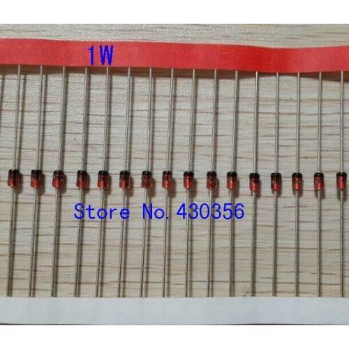 Free shipping 100pcs 1N4749A 1W 24V Zener diode
