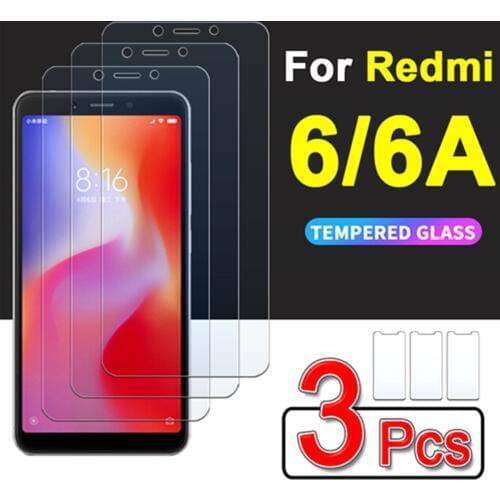 1-3pcs resmi 6a armored protective glass for xiaomi redmi 6 a 7a 8a 9a screen protector on ksiomi redmi6a a6 tempered glas films