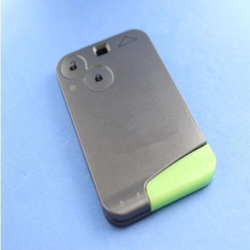 DAKATU 2 Buttons Smart Key Card Shell Fit For RENAULT Laguna Car Key Blank Replacement Case with blade