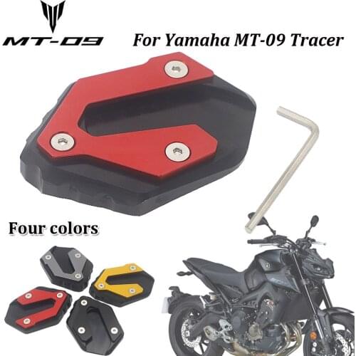 For Yamaha MT-09 Tracer MT 09 TRACER 900 GT MT09 FZ09 Motorcycle New Kickstand Side Kick Stand Foot Extension Pad CNC