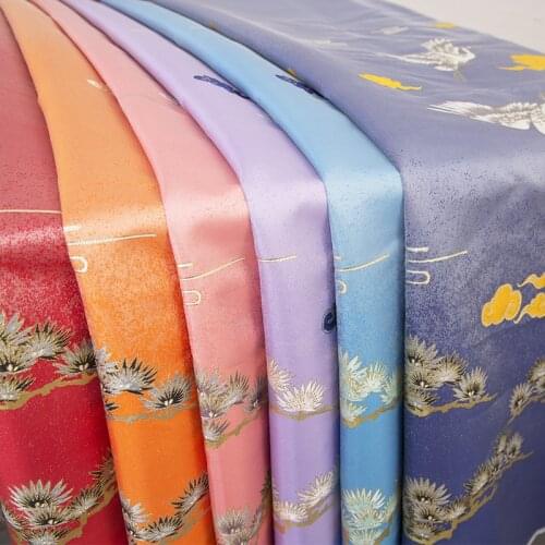 Imitation silk brocade pattern horse skirt fabrics jacquard pattern design for sewing Hanfu skirt fashion patchwork material