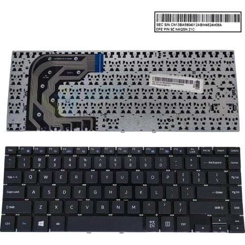 US English replacement keyboards for Samsung 370E4J NP370E4J NP370E4K 370E4K computers keyboard black 9Z.NAQSN.21C BA59-04012A