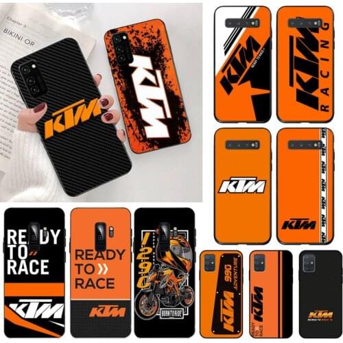 Handsome Motorcycle Ready To Race Phone Case For Samsung Galaxy S21 Plus Ultra S20 FE M11 S8 S9 plus S10 5G lite 2020