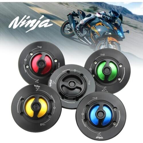 Motorcycle Fuel Tank Cap For Kawasaki Ninja 650 2017-2020, NINJA 250/400 2018 2019 2020 Keyless Quick Release Gas Tank Cover New