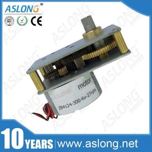 High quality low noise 6v 12v 27rpm mciro ATM actuator ball valve motor with pure metal gearbox