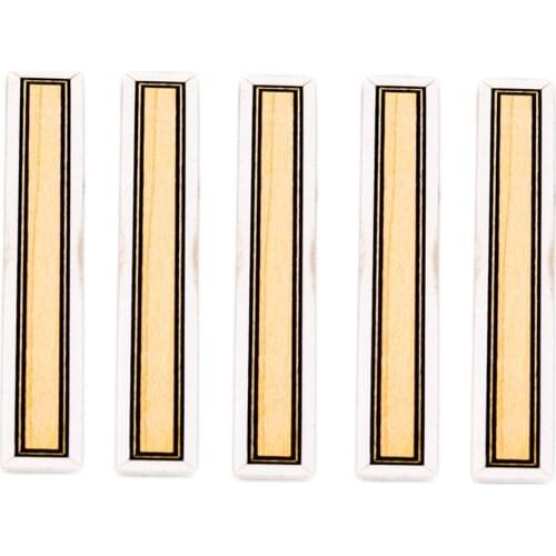 Pack of 5 Wood Classical Guitar Bridge Tie Block Inlay Inlaid