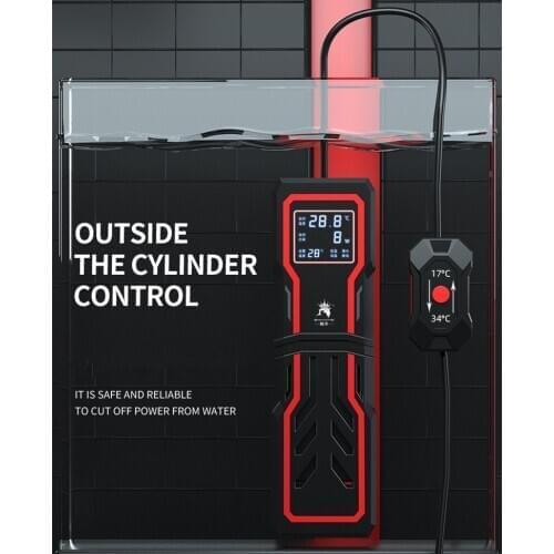 Fish tank heating rod automatic constant temperature frequency conversion power saving PTC external temperature control heater