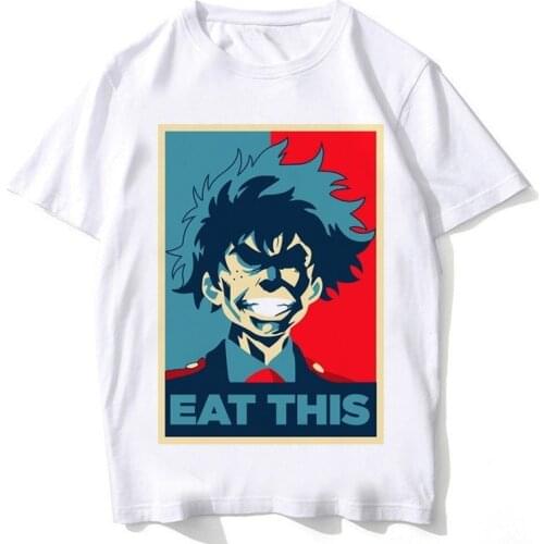 Newest My Hero Academia T Shirts Man Short Sleeve Clothing Boku No Hero Academia cosplay Funny Cartoon T-shirt For Man/woman
