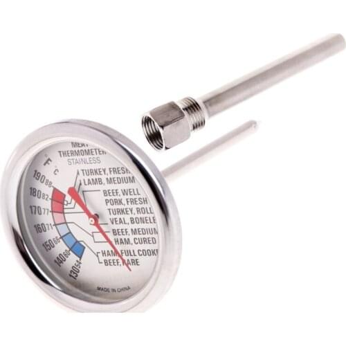 Stainless Steel Thermowell 1/2" NPT Threads 130mm Long For Temperature Sensors