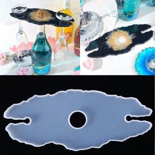 Cup Holder Silicone Mold Craft Wine Glass Casting Coaster Resin Epoxy Mould