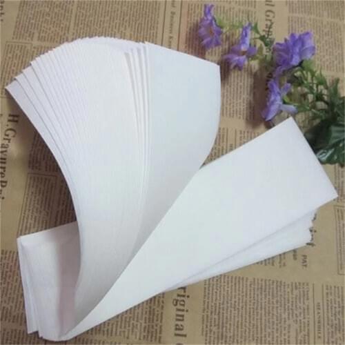 Special Thick Non-Woven Depilatory Wax Hair Removal Waxing Wax Paper For Paper White 100pcs Hair Removal Wax For Depilation