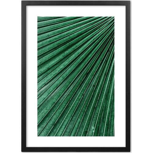 Dark Green Palm Leaves Wall Art Paper Painting Nordic Posters And Prints Wall Pictures Baby Kids Room Decor