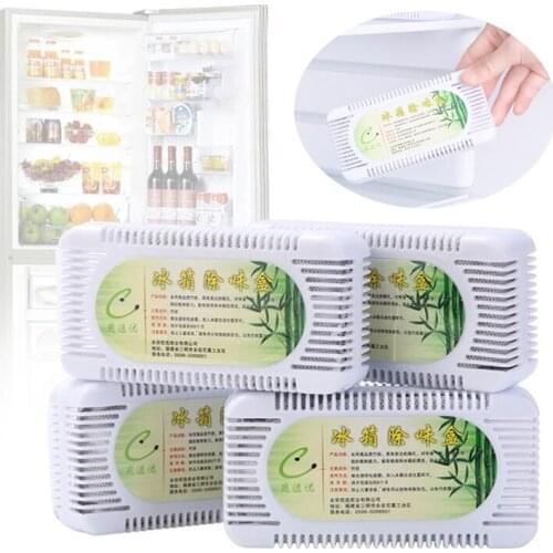 1 Box Refrigerator Air Purifier Bamboo Charcoal Activated Carbon Box Deodorant Closet Deodorant Freezer Deodorant Smell
