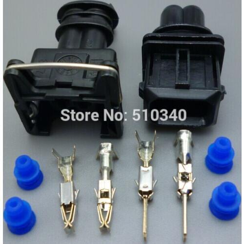 1Set Style 3.5mm Series 2 Way Waterproof Female And Male Connector plug With Pins And Seal