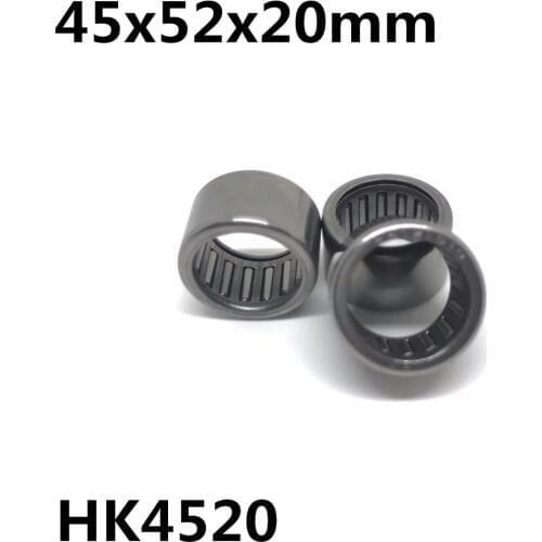 10pcs HK4520 45x52x20 mm 67941/45 Bearing Shell Type Needle Roller Bearings High Quality HK455220